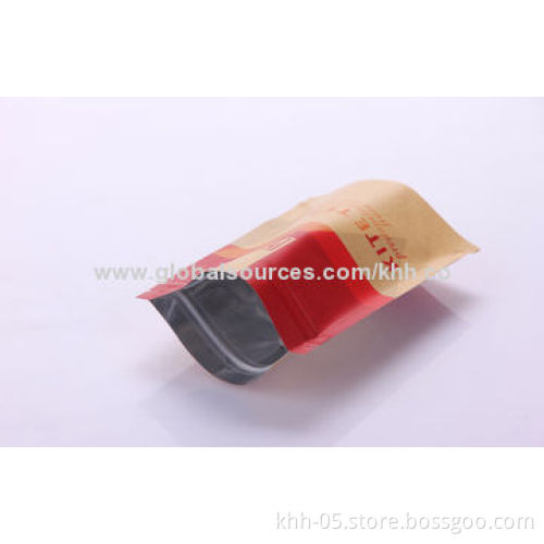 Foil lined stand up kraft paper bags